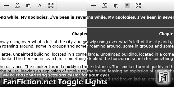 FanFiction.net Toggle Lights